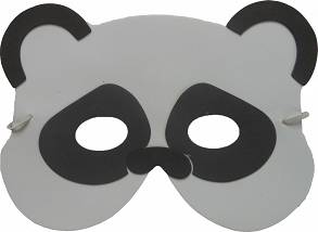 Maska Zwierzątka Pianka Miś Panda - Gatunek II