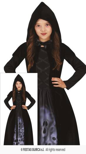 Strój Łowca Dusz Wiedźma Hallowen 7-9 Lat 