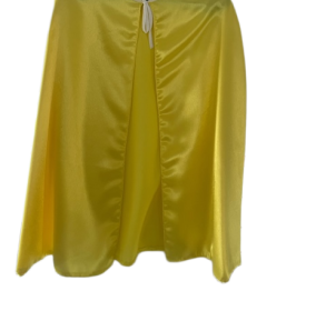 PELERYNA Z KAPTUREM ŻÓŁTA CYTRYNOWA 134CM