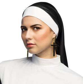 Kolczyki Zakonnicy z Krzyżem 