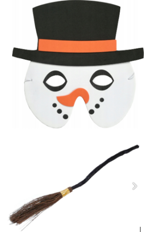 Zestaw Bałwan - Maska + Rózga 