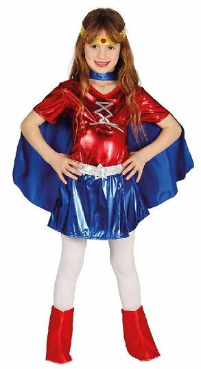 Kostium Wonder Women Supermanka błyszcząca 5-6 lat