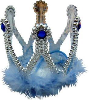 KORONA Z NIEBIESKIM  PUSZKIEM