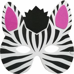 Maska Pianka Zebra