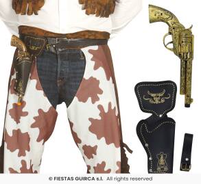 ZESTAW KOWBOJSKI PISTOLET REWOLWER DZIKI ZACHÓD KABURA