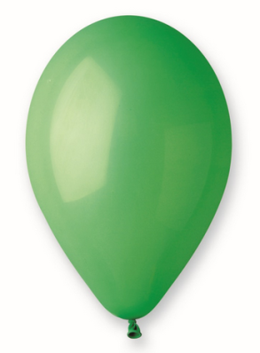 Balony Pastelowe Zielone 25 cm 100 szt. 