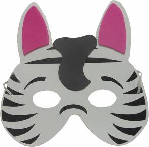 Maska Zwierzątka Pianka Zebra