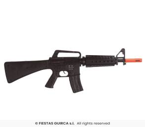 PISTOLET KARABIN MASZYNOWY Z DŹWIĘKIEM 62 CM