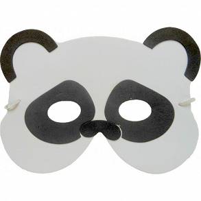 Maska Zwierzątka Pianka Miś Panda 