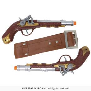 2 Pistolety Pirata z Pasem