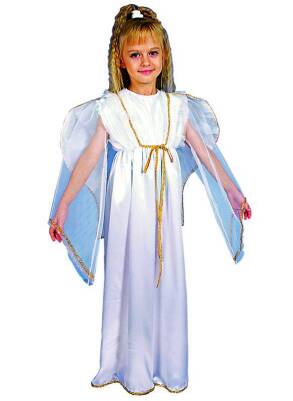 Strój Niebiański Aniołek ze skrzydłami 116 cm Jasełka