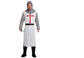 STRÓJ ŚREDNIOWIECZNY RYCERZ TEMPLARIUSZ  S