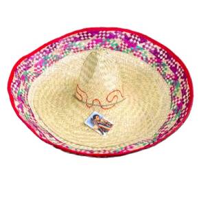 Sombrero Słomkowe Z Haftem ? 70Cm