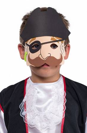 Maska Piraci Pianka w Kapeluszu