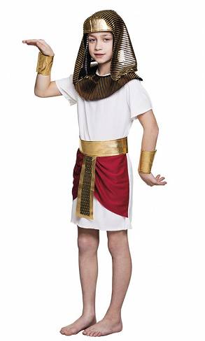Strój Cesarz Egiptu Tutanchamon Far 7-9 lat