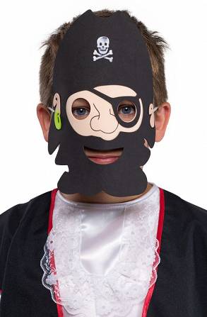 Maska Piraci Pianka z Brodą