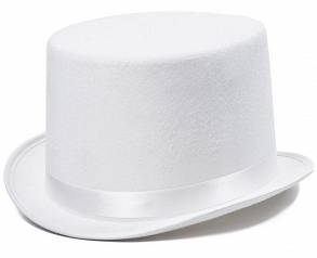 White Cylinder Hat