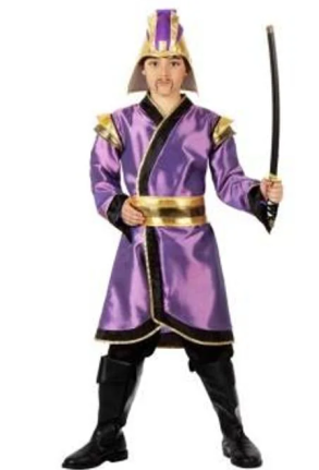 Strój Samurai Japoński Wojownik 7-9 Lat
