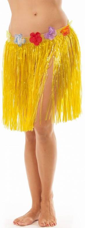 Spódnica Hawajska Eko 45 cm Żółta