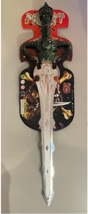 MIECZ 60 CM NINJA WOJOWNIK / PIRAT SPARTAN
