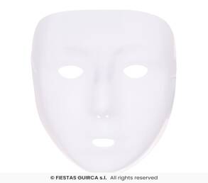 Maska biała twarz 
