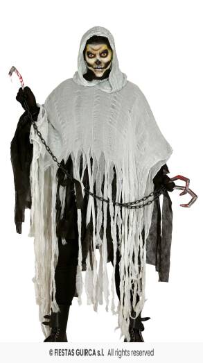 Strój Upiorny Łowca Zjawa Duch - L