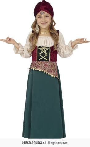 STRÓJ MAŁA CYGANKA MEDIUM WRÓŻKA MAGIA 7-9 LAT