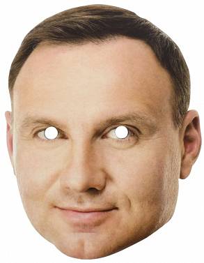 Maska papierowa Andrzej Duda