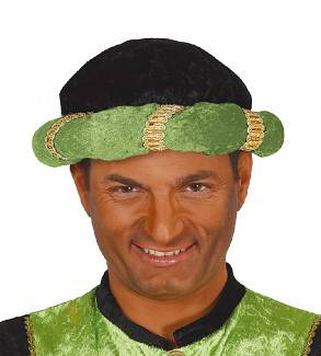 Czapka turban sułtana zielony