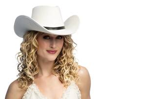 KAPELUSZ KOWBOJSKI BIAŁY BRONCO