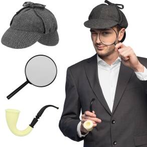 Zestaw Retro Detektyw Holmes 3 w1
