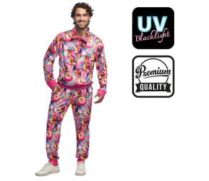 Dres  Disco Men Lata 80-Te UV Party - L