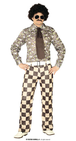 STRÓJ DISCO BRANDY DYSKOTEKOWY KOSTIUM RETRO LATA 70 M