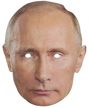 Maska papierowa Putin