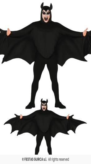Strój Czarny Nietoperz - L 