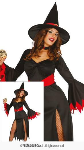 Strój Czerwona Wiedźma - M