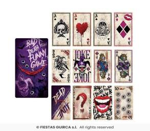 Duże Karty do gry Mr. Smile JOKER 12 szt. 