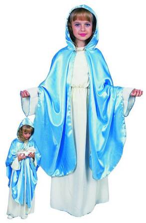 Strój Maryja Matka Boska 110 cm 4-5 Lat 