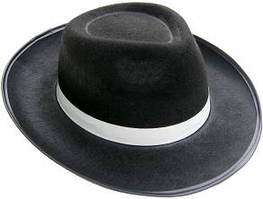 Kapelusz Al Capone Czarny