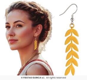 ZŁOTE RZYMSKIE KOLCZYKI 