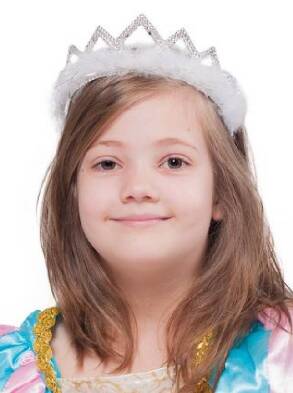 DIADEM Z BIAŁYM  PUSZKIEM