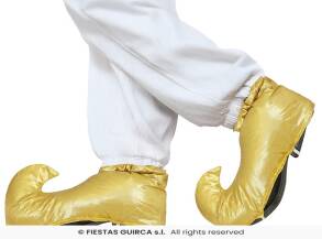 ZŁOTE NAKŁADKI NA BUTY ALLADYNA SUŁTANA