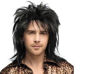 PERUKA ROCK ROCKER LATA 80 TE
