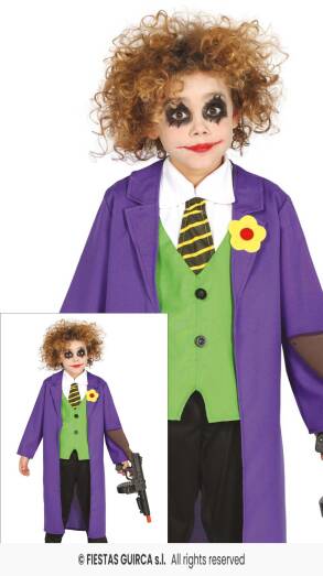 Strój Joker Szalony Klaun 5-6 Lat