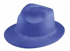 Kapelusz Al Capone Plastik Niebieski