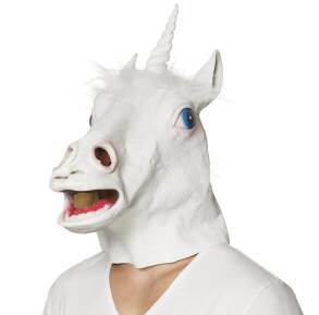 Maska Lateksowa Jednorożec