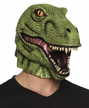 Maska Lateksowa Dinozaur T-rex