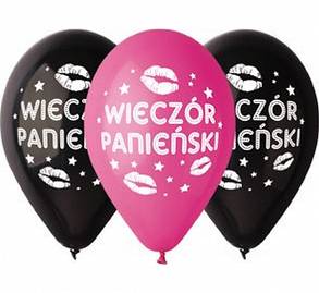 Balony Wieczór Panieński, 12cali/ 5szt.