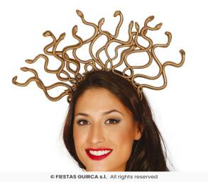 DIADEM OPASKA MEDUZY MEDUZA MITOLOGIA WĘŻE