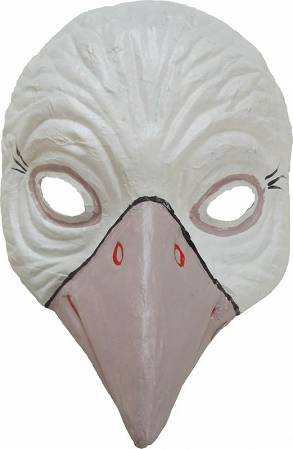 Maska Ręcznie Robiona Gołąb